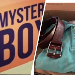 BOX MENS CLOTHING Sz L BUNDLE FOR RESALE Or SELF MB120 (5 Lb Box)